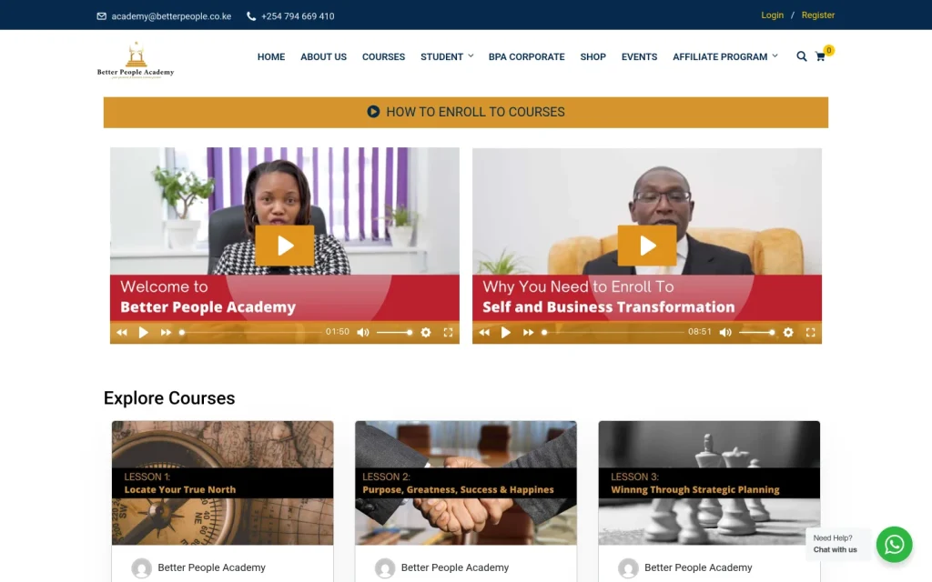 Better People Academy